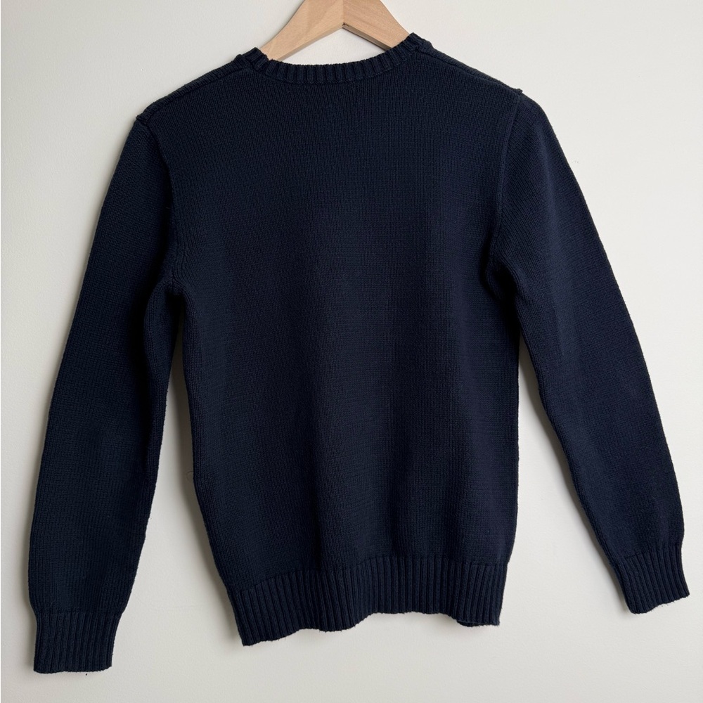 Polo Ralph Lauren Navy Sweater with Bear Design - Picture 3 of 6